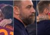 gli abbracci con Dybala e Mancini e l'allenatore vicino alle lacrime