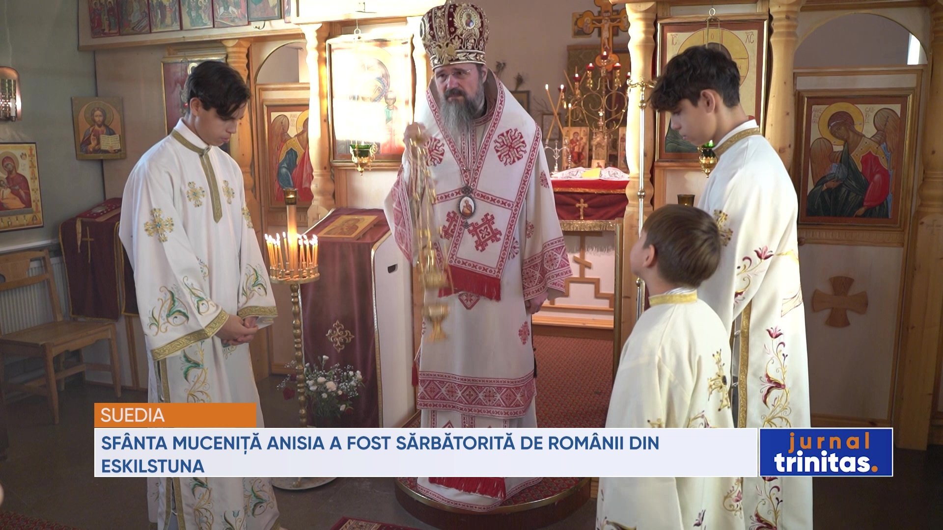 Sărbătoarea Sfintei Anisia, marcată de credincioșii din Eskilstuna Astăzi, Biserica Ortodoxă l-a omagiat pe Sfânta Anisia, muceniță venerată în special în Thesalonic