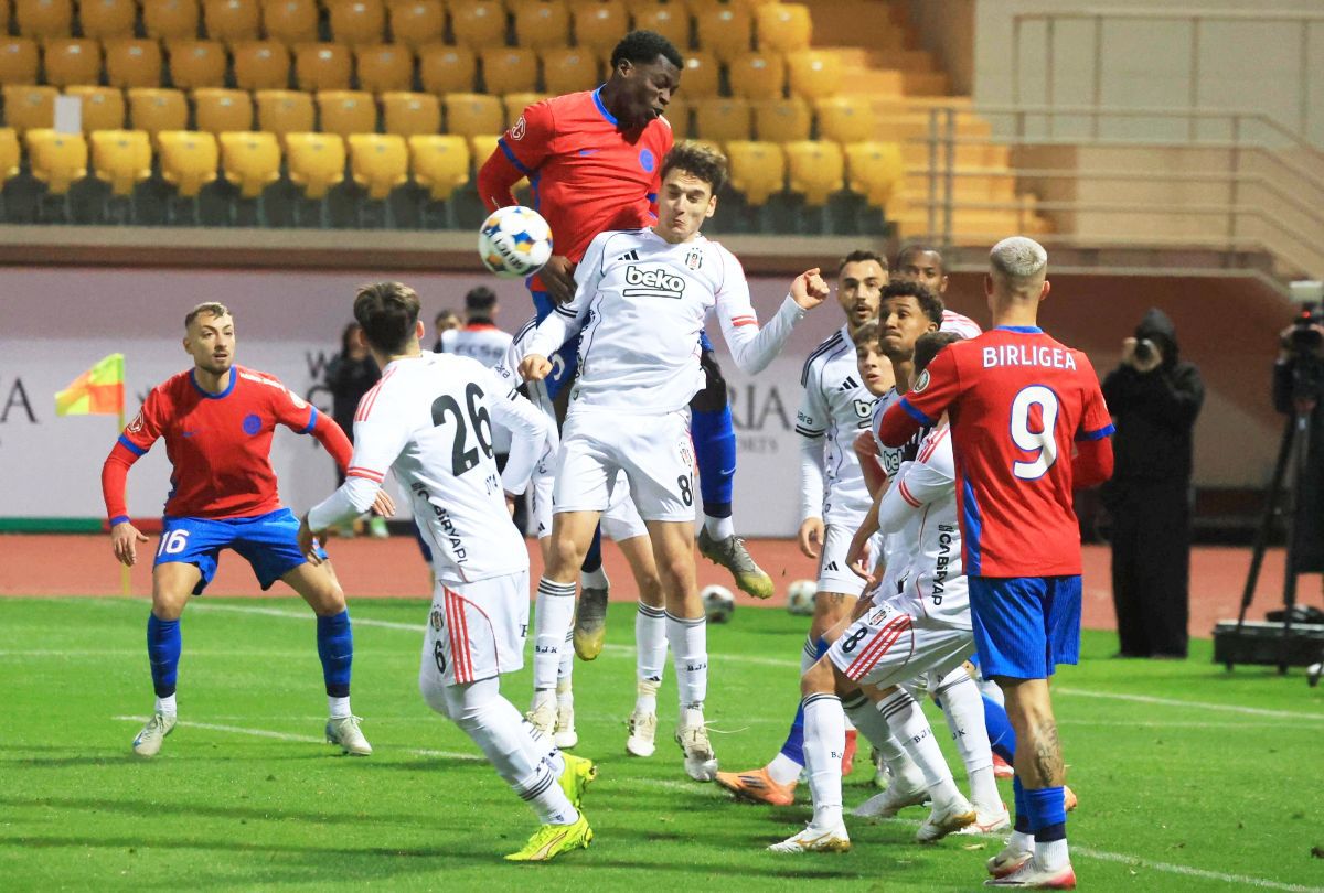 FCSB învinsă de Beșiktaș în primul amical din Antalya FCSB a avut parte de un debut mai puțin reușit în acest an, fiind învinsă de Beșiktaș cu 1-2 în singurul meci de pregătire al cantonamentului din Antalya