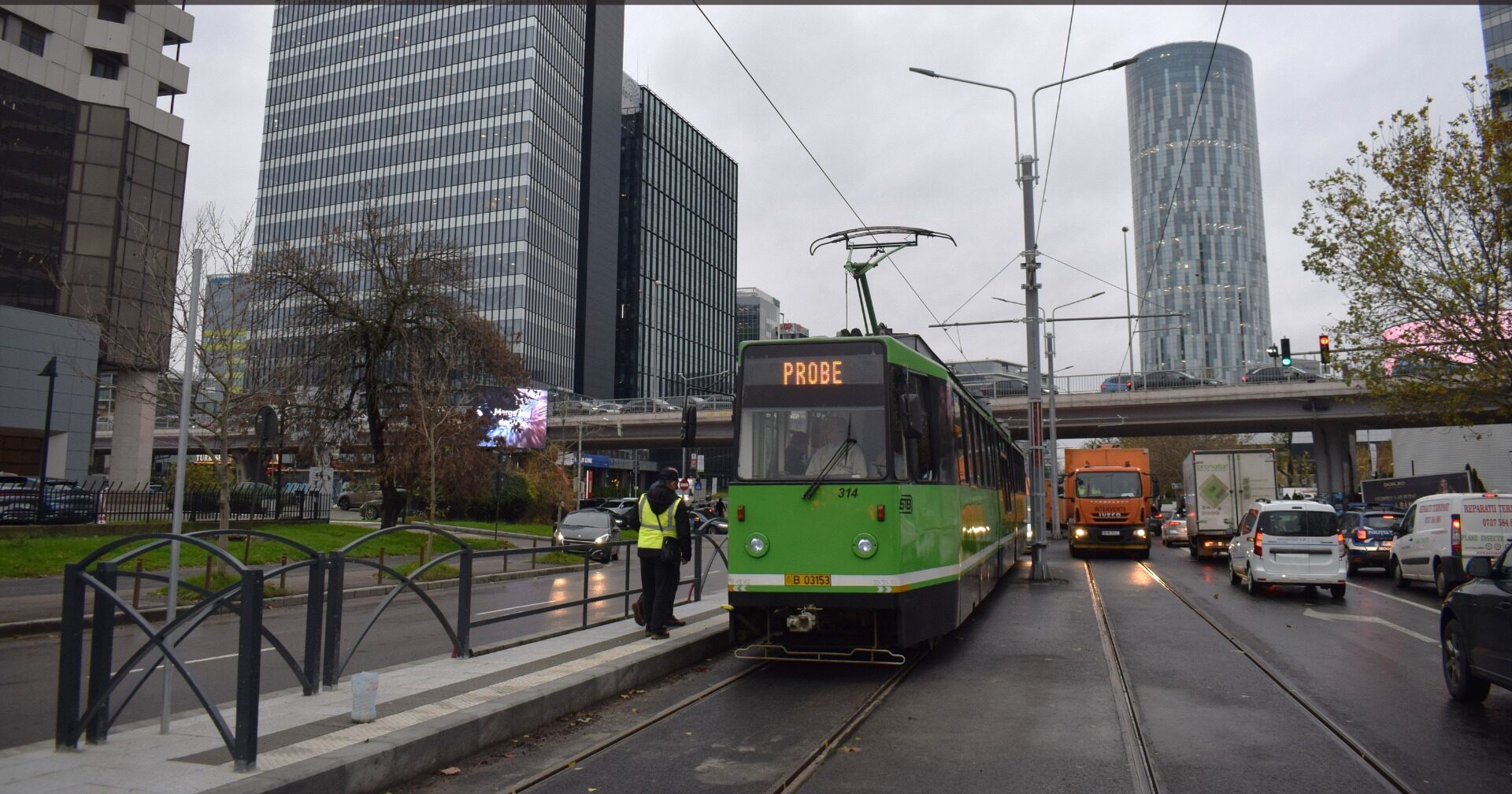 Linia 5 de tramvai va fi redeschisă abia primăvara viitoare, inițial planificat pe 9 decembrie 2024