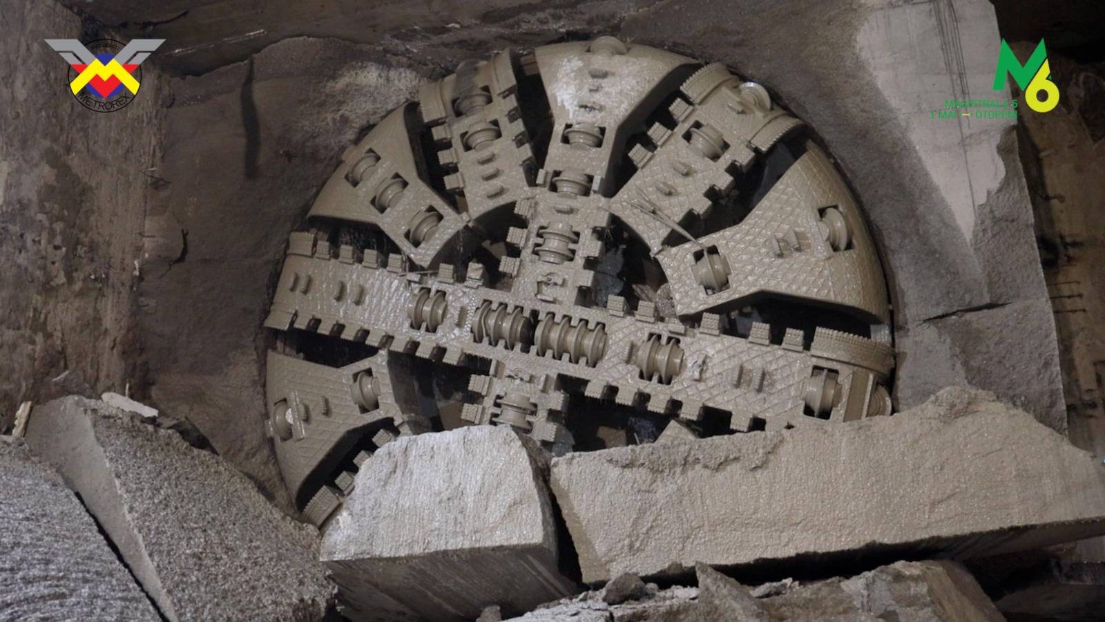 Cârtița „Sfânta Maria” a avansat semnificativ în excavările pentru Magistrala 6 de metrou din București, ajungând recent la stația Gara Băneasa