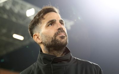 COMO, ITALY - JANUARY 15: Como 1907 coach Cesc Fabregas looks on during the Serie A match between Como 1907 and AC Milan at Giuseppe Sinigaglia Stadium on January 15, 2026 in Como, Italy. (Photo by Marco Luzzani/Getty Images)