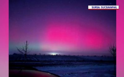 Aurora boreală, vizibilă în România după cea mai puternică explozie solară din ultimii 20 de ani. Unde a fost văzută
