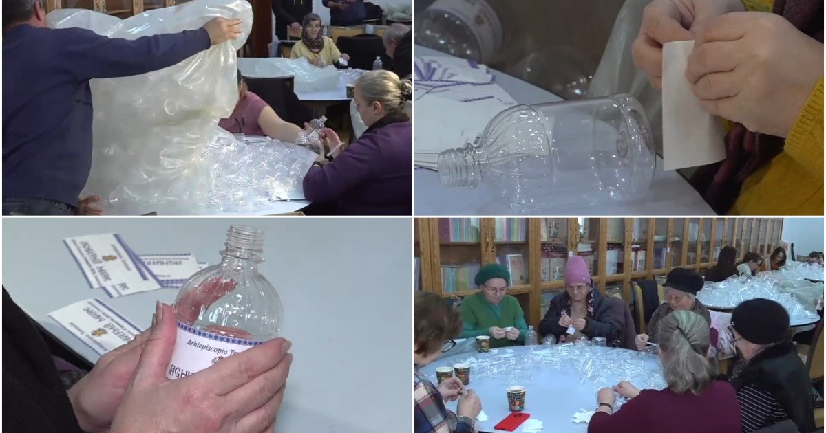 Pregătiri intense pentru Bobotează la malul mării La doar câteva zile înainte de sărbătoarea Bobotezei, Arhiepiscopia Tomisului a demarat un proiect ambițios: etichetarea a 300.000 de sticle ce vor fi umplute cu apă sfințită