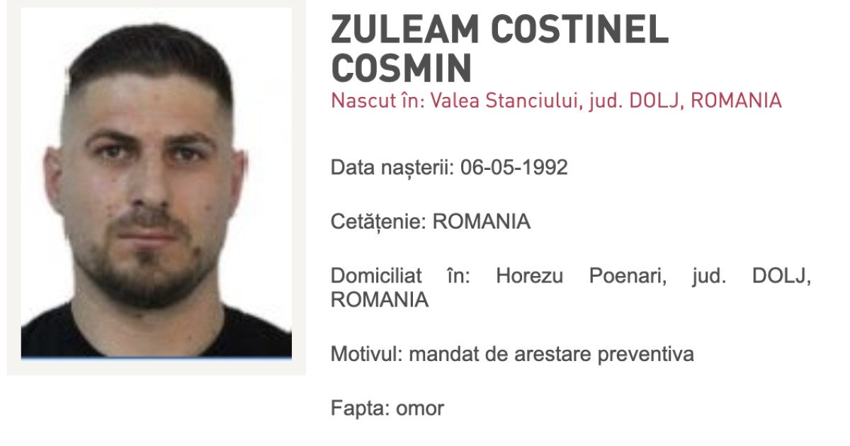 Fugarul Costinel Cosmin Zuleam, prins în Indonezia după ce a fost dat în urmărire internațională Costinel Cosmin Zuleam, românul căutat pentru uciderea omului de afaceri sibian Adrian Kreiner, a fost capturat în Indonezia