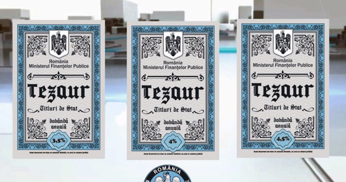 Ministerul Finanțelor lansează prima ediție a Programului Tezaur din 2026, cu dobânzi atractive Ministerul Finanțelor a dat startul, pe 12 ianuarie, primei ediții a Programului de titluri de stat Tezaur din 2026