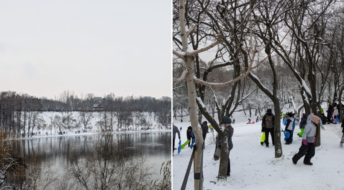 Bucureștiul devine teren de joacă pentru copii, în ciuda gerului pătrunzător O pistă improvizată de săniuș s-a creat duminică în Parcul Tineretului, în Sectorul 4 al Capitalei, unde zăpada a depus un strat consistent, suficient pentru distracția micuților
