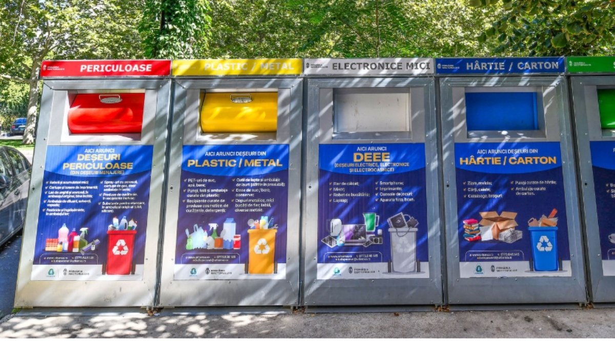 Locuri gratuite pentru colectarea deșeurilor periculoase, electronice și electrocasnice în Sector 6
