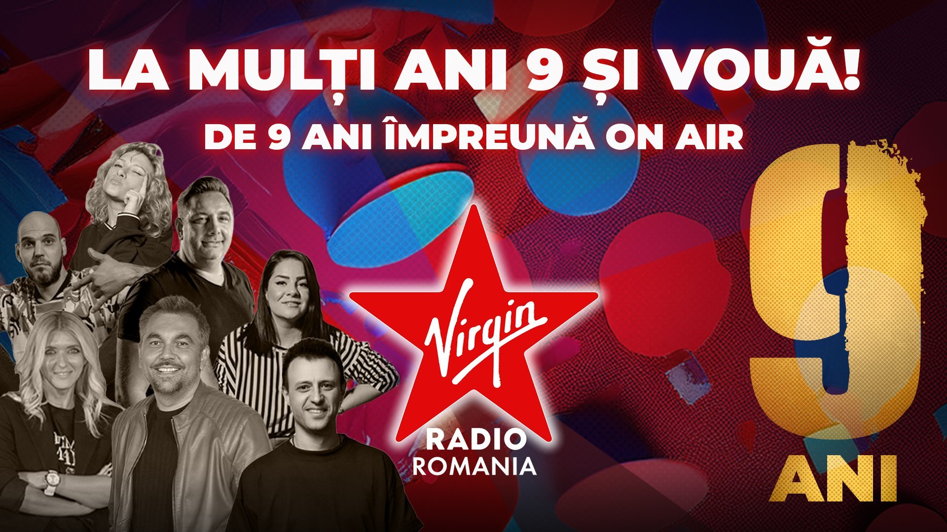 Virgin Radio România sărbătorește 9 ani de succes în țară