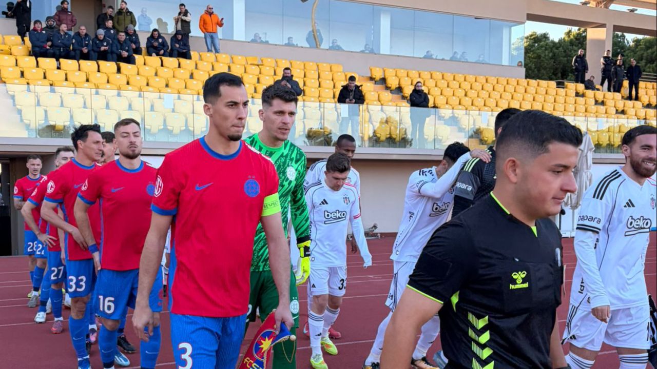 Beşiktaş - FCSB 0-0 în singurul amical al iernii; Olaru, bară!