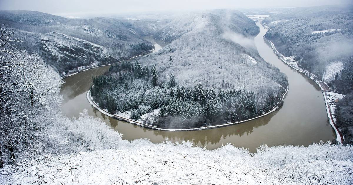 Frig extrem și ninsoare record de Anul Nou în Saarland