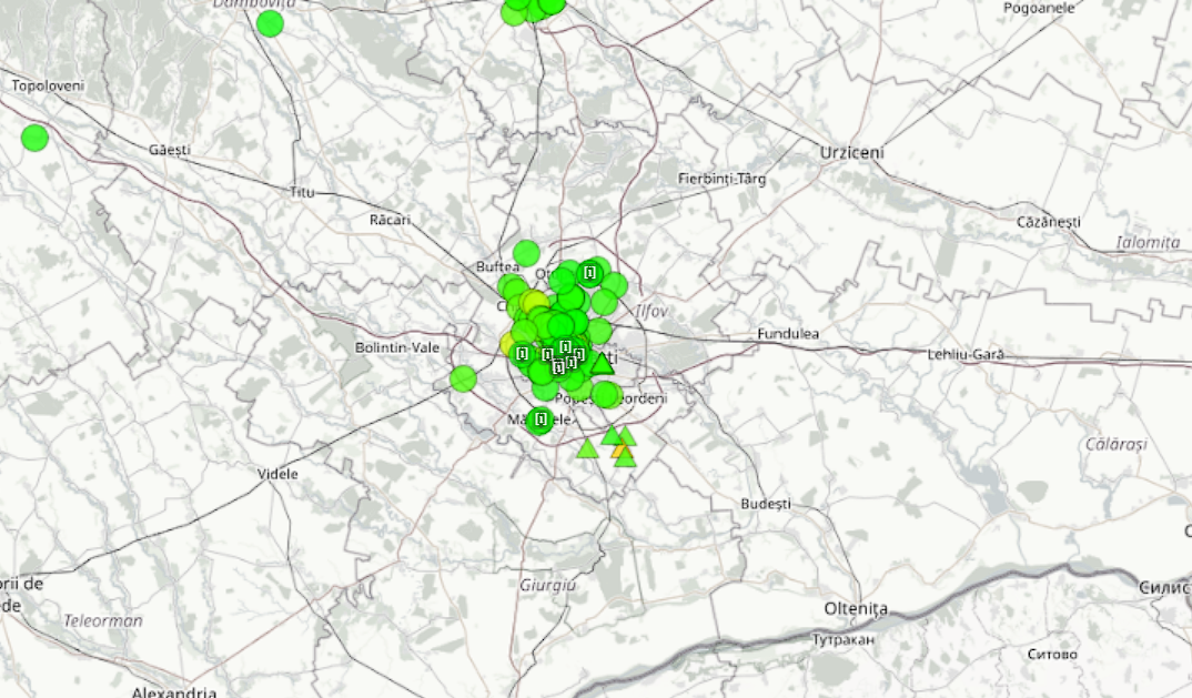 Zăpada a redus drastic poluarea în București, înregistrând minime istorice pentru PM2.5