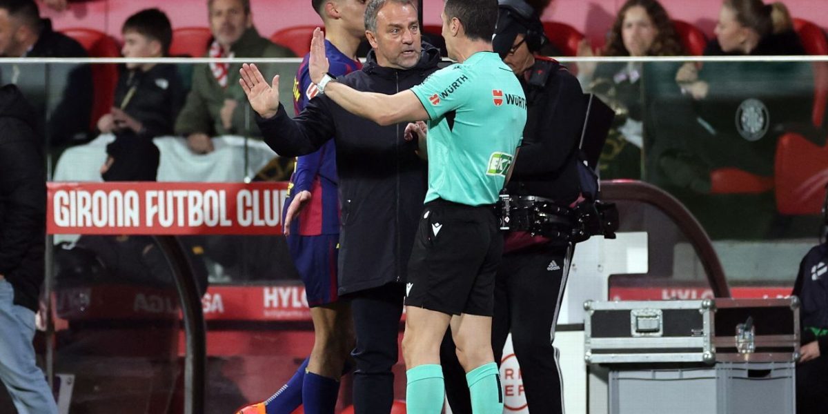 Hansi Flick won't blame 'clear' foul in shock Barcelona loss