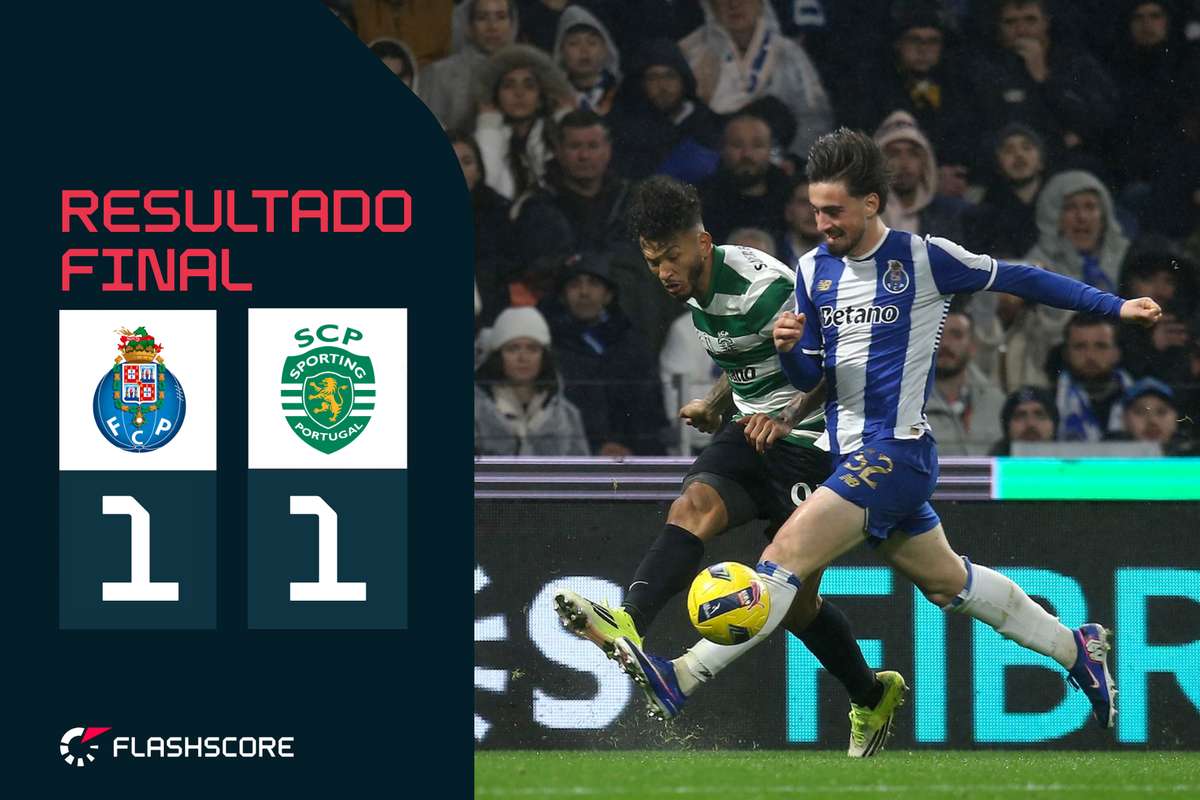 FC Porto și Sporting au terminat la egalitate, 1-1, în Clasicul care a încheiat runda a 21-a din Liga Portugal