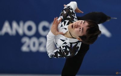 Figure Skating-Kagiyama keeps gold in sight after trailing Malinin in short programme