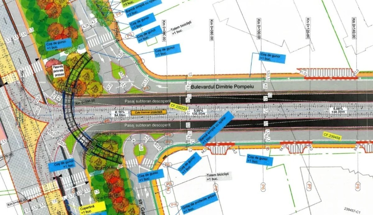 Primăria Municipiului București a făcut un pas important în modernizarea și fluidizarea traficului din nordul Capitalei, publicând recent în SEAP un anunț oficial de consultare a pieței pentru proiectul de extindere a bulevardului Dimitrie Pompeiu