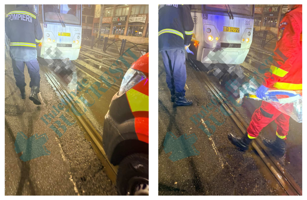 O tragedie s-a petrecut joi seară pe bulevardul Șoseaua Colentina, în Capitală, după ce un bărbat a murit, fiind prins sub un tramvai