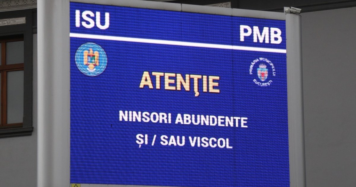 Cod portocaliu de ninsori: recomandările ISU București pentru populație Inspectoratul General pentru Situații de Urgență (IGSU) a emis, marți, un set de recomandări pentru bucureșteni, ca urmare a avertizării meteorologice cod portocaliu de ninsori și viscol, emisă de Administrația Națională de Meteorologie