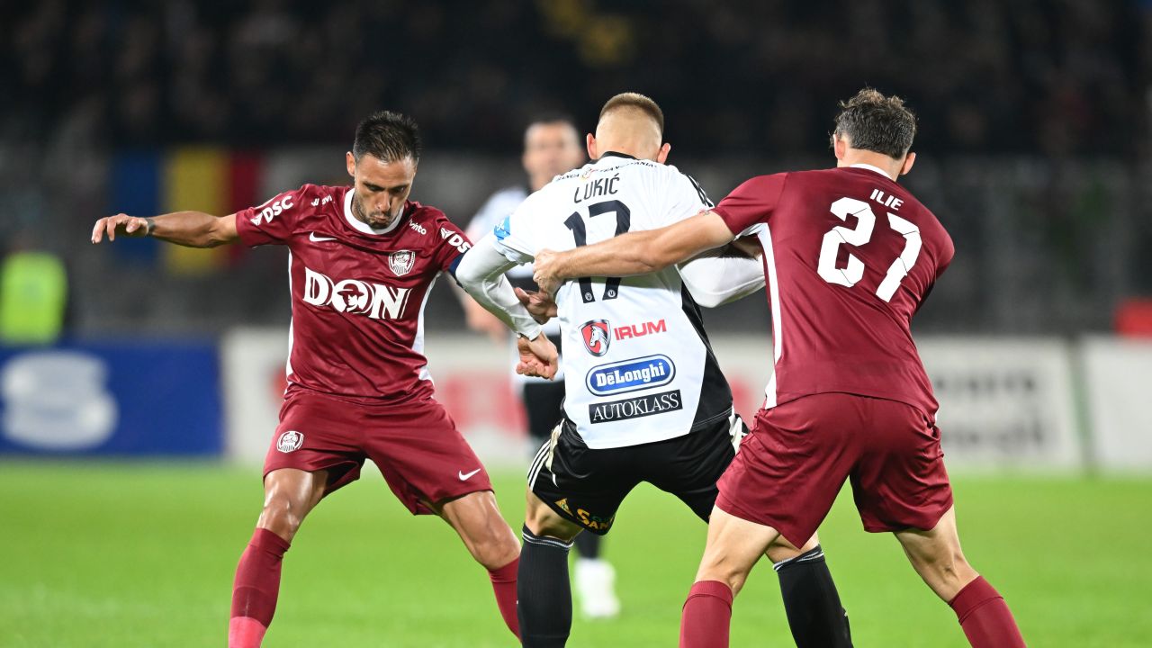 CFR Cluj - „U” Cluj: Camora marchează un gol spectaculos după greșeala lui Macalou!