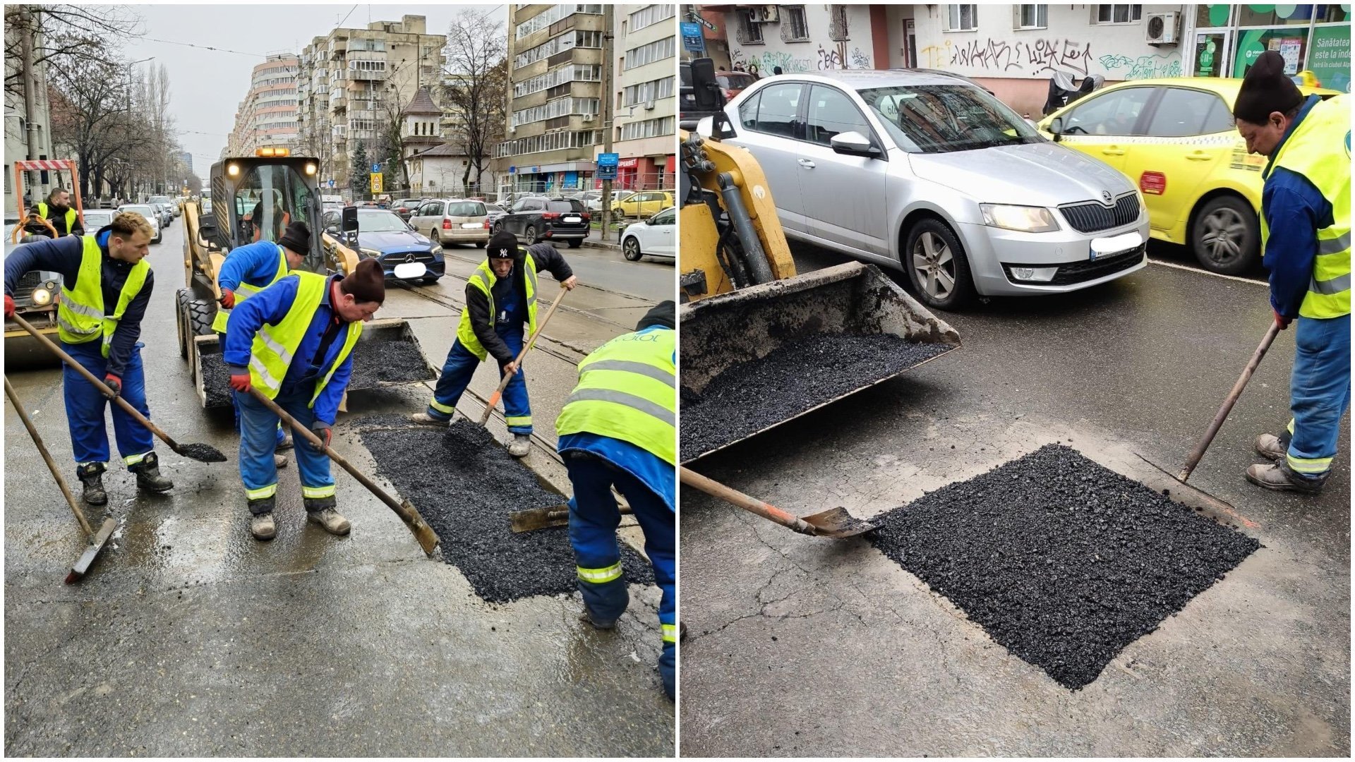 Primăria Municipiului București a demarat, în aceste zile, lucrările de reabilitare a infrastructurii rutiere afectate de temperaturile scăzute și precipitațiile din sezonul rece