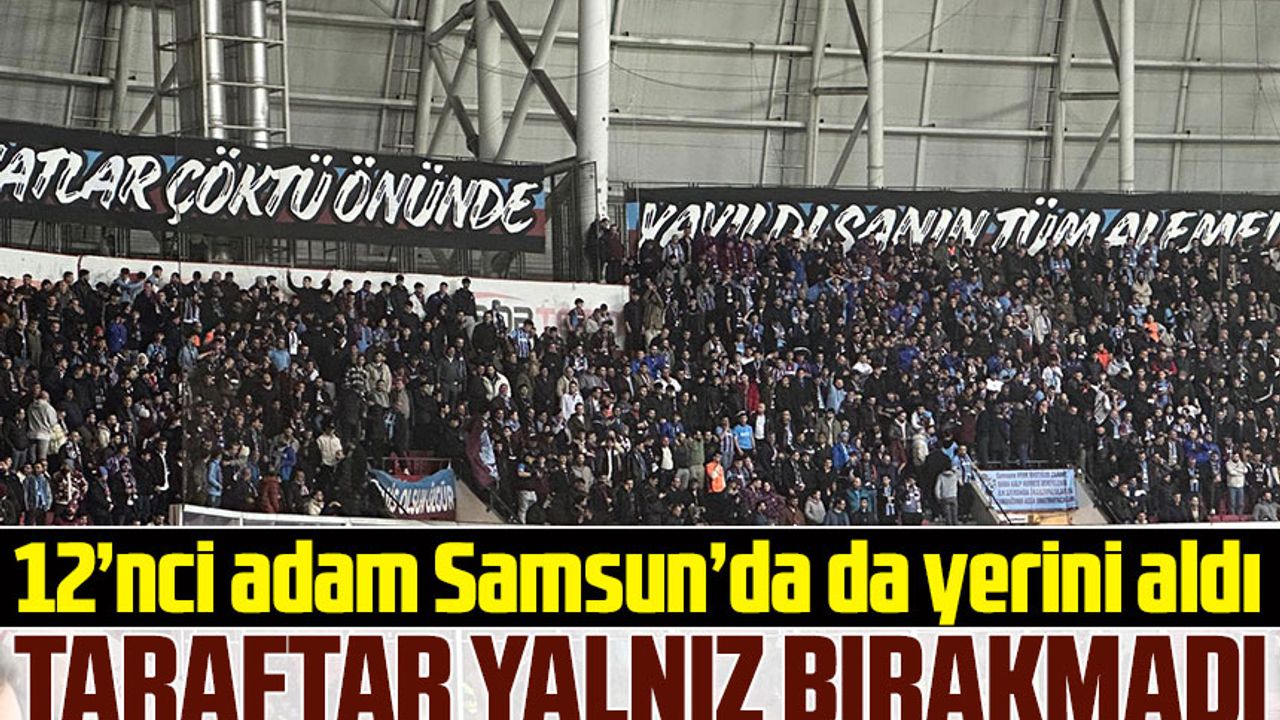 Atmosferă incendiară la Samsun: Suporterii lui Trabzonspor își susțin echipa Într-un meci intens disputat pe terenul lui Samsunspor, fanii echipei Trabzonspor au demonstrat încă o dată devotamentul lor față de echipă