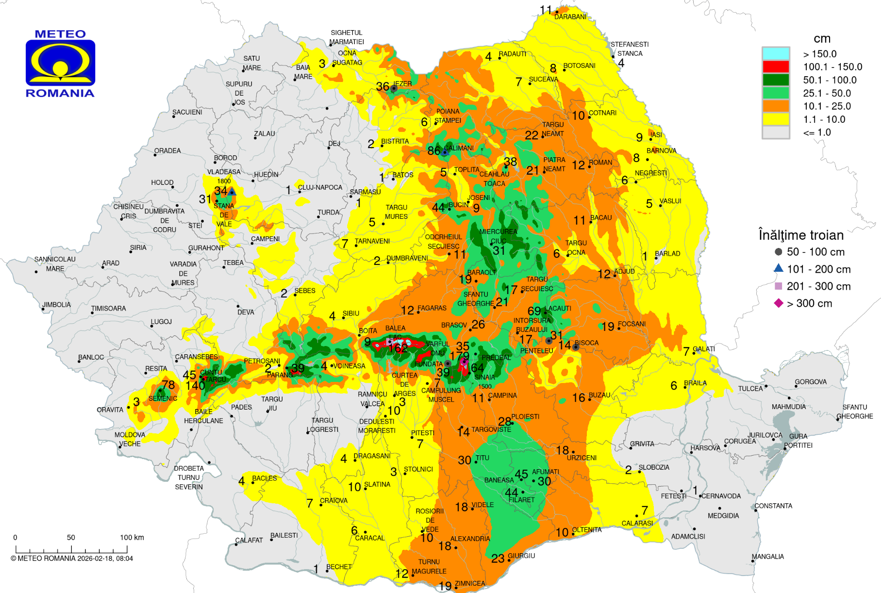 Ninsorile abundente acoperă mare parte din România Ninsorile din noaptea de marți spre miercuri au lăsat în urmă un strat consistent de zăpadă în mare parte a țării, amintind românilor de frumusețea, dar și de provocările iernii