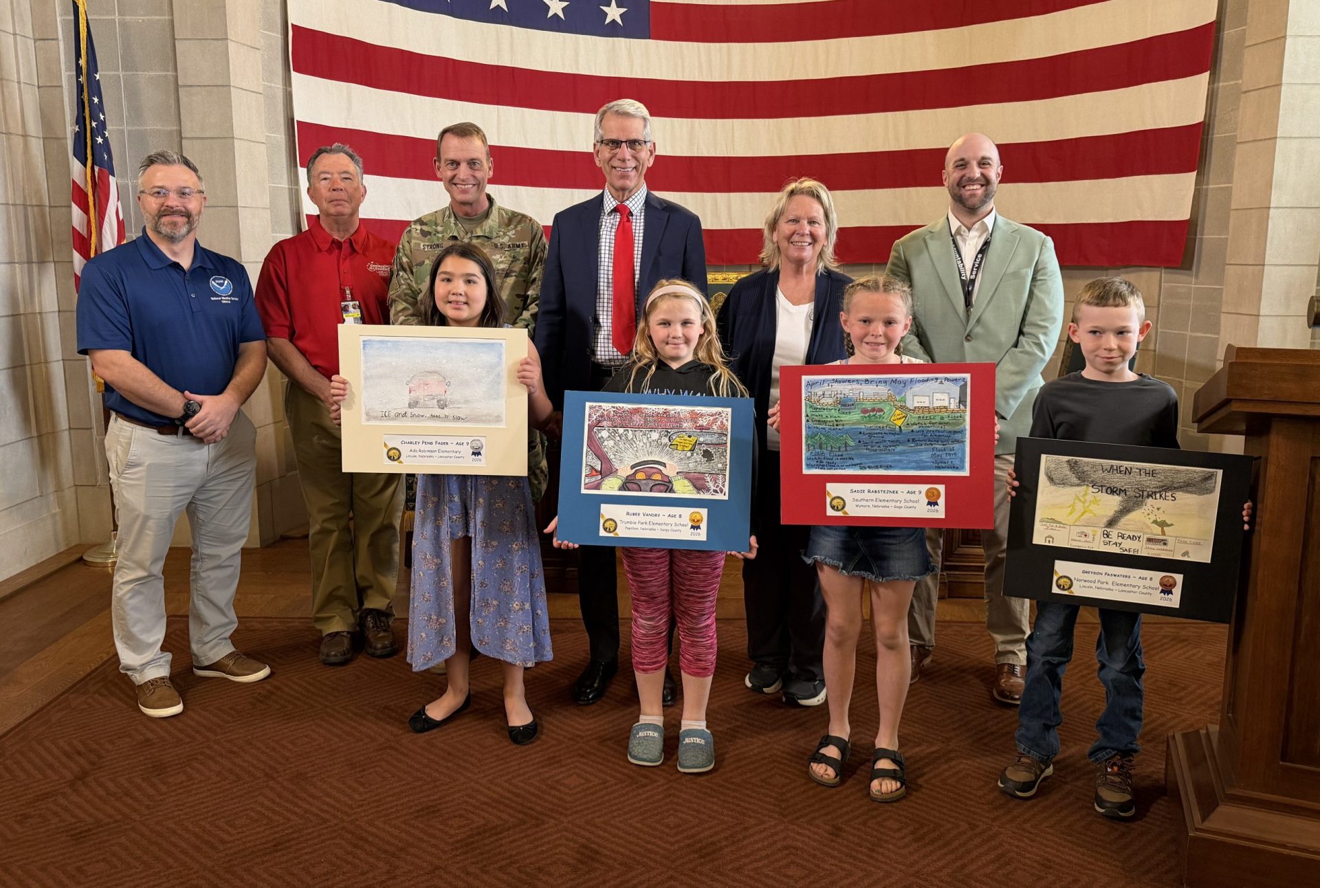 Nebraska celebrează Săptămâna Conștientizării Dezastrelor Naturale, un eveniment menit să reamintească comunităților despre importanța pregătirii și alertării în fața fenomenelor meteorologice violente