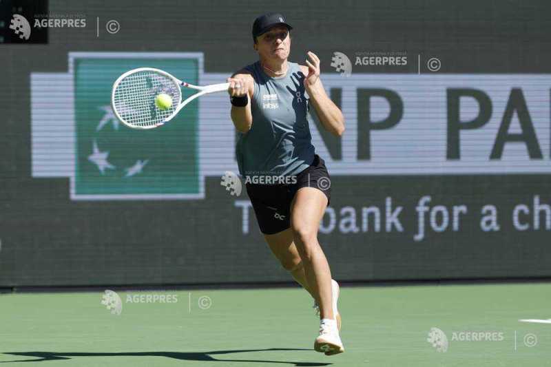 Iga Swiatek, numărul 2 mondial la tenis feminin, s-a calificat în sferturile de finală ale turneului WTA 1000 de la Indian Wells, după o victorie clară în fața Karolinei Muchova din Cehia