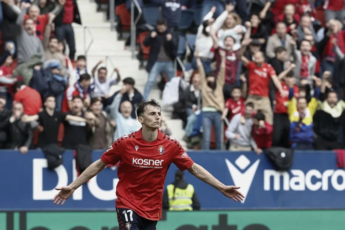 Osasuna a obținut un punct de moral, chiar în ultimele secunde ale meciului de pe teren propriu, în confruntarea cu Mallorca, scor final 2-2