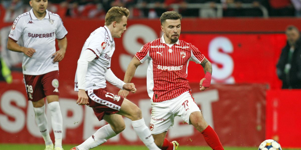 Rapid București și Dinamo se întâlnesc sâmbătă într-un derby al pasiunii, în căutarea punctelor decisive Duelul dintre FC Rapid București și Dinamo București, programat pentru sâmbătă seara, la ora 21:00, promite a fi unul dintre cele mai atractive ale sezonului în Liga 1