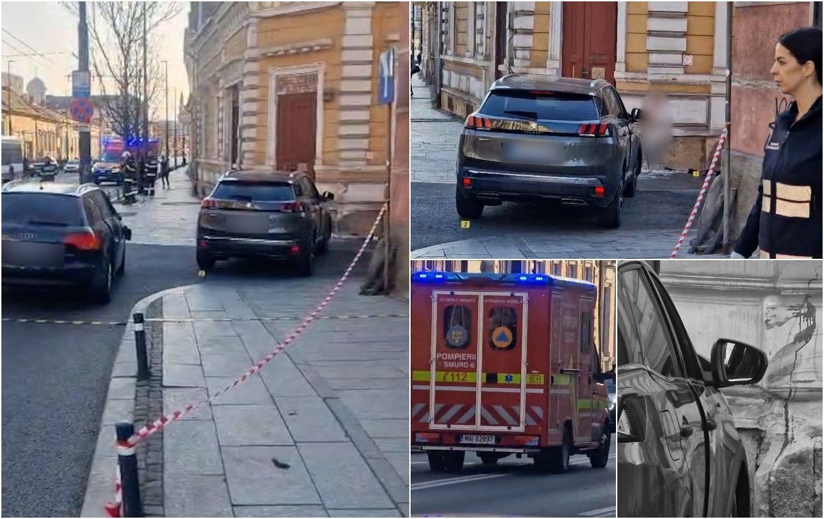 O femeie a căzut victimă unui accident rutier grav în centrul municipiului Cluj-Napoca, după ce două autoturisme au intrat în coliziune pe Calea Moților