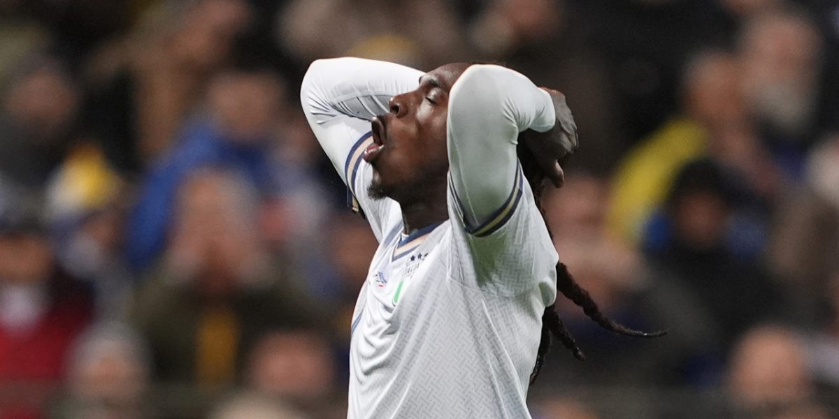 Italia ratează pentru a treia oară consecutiv calificarea la Campionatul Mondial, după o seară plină de dramă și dezamăgire pe stadionul din Zenica