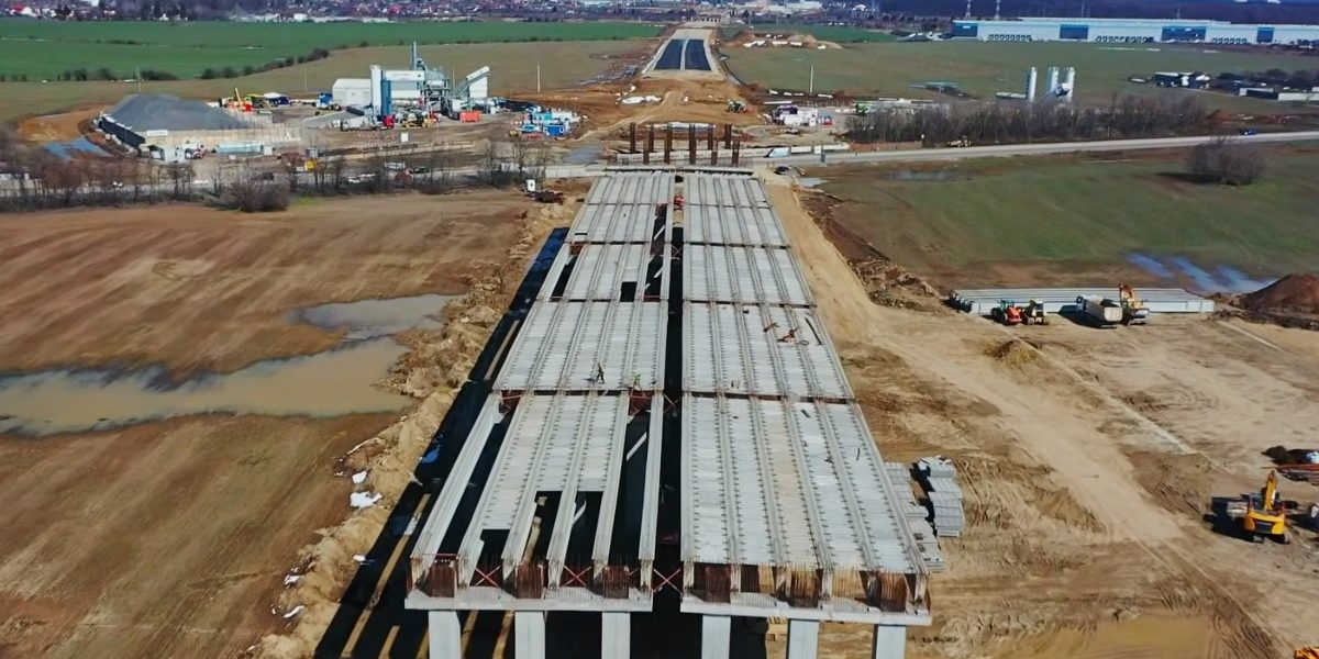 Progrese semnificative pe șantierul lotului 1 al autostrăzii A0 Nord, Cernura Bucureștiului, care leagă zona de nord a Capitalei de rețeaua rutieră principală