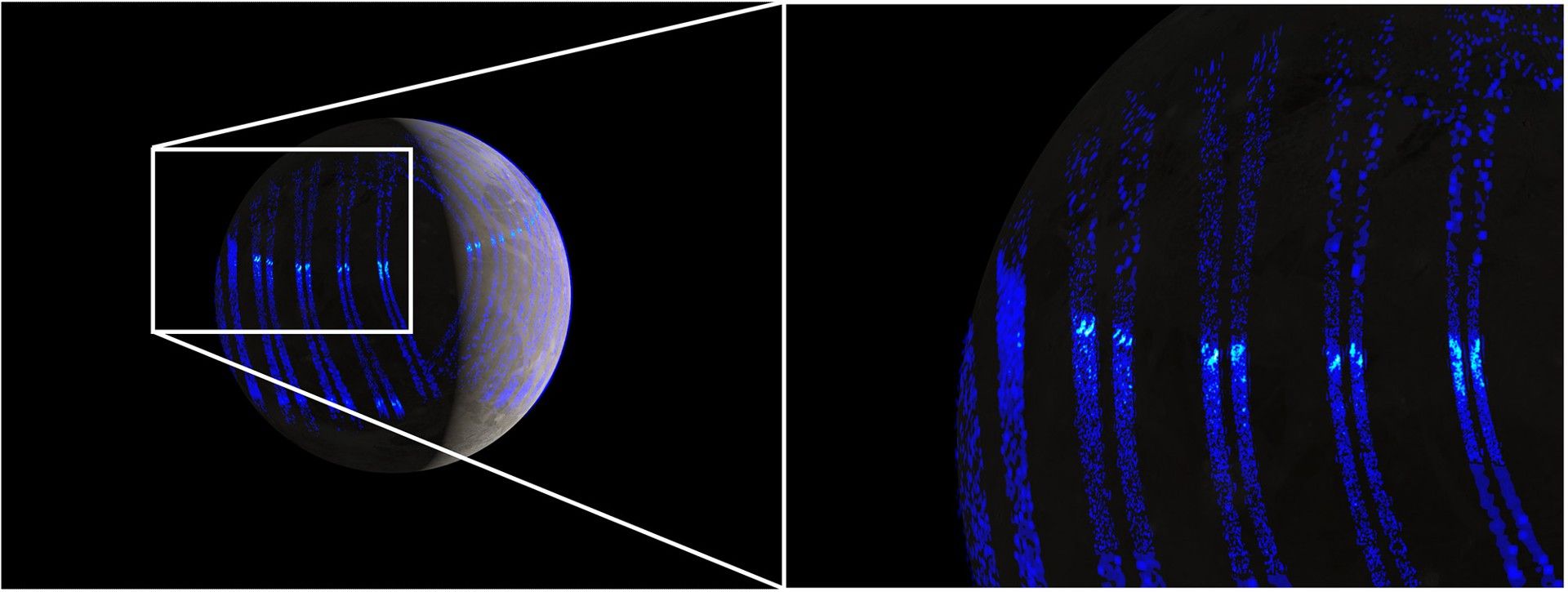 Aurorele de pe Ganymede, asemănătoare cu cele de pe Pământ, au deschis o nouă perspectivă asupra misterelor spațiului cosmic Cercetătorii au făcut o descoperire inedită în studiul sateliților naturali ai Jupiterului