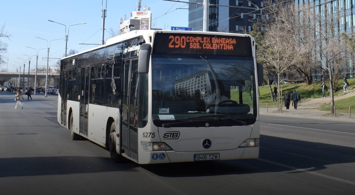 De miercuri, 25 martie 2026, culoarul rutier pentru autobuzele liniei 290 se va extinde pentru a include calea de rulare utilizată de tramvaie pe Bulevardul Aerogării