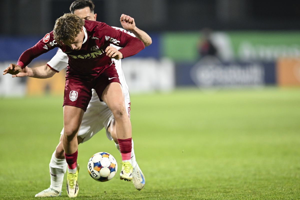 CFR Cluj învinge Rapid și se apropie de titlu