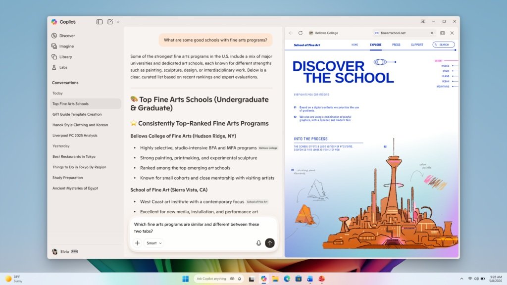 Microsoft a anunțat recent o actualizare semnificativă a aplicației Copilot din Windows 11, încercând să transforme acest asistent AI într-un instrument mai agil și mai integrat în activitățile zilnice ale utilizatorilor