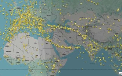 Când spațiul aerian devine subiect de stres global, platforma Flightradar24 devine ochiul atent al lumii