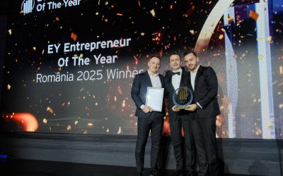 România are un nou campion antreprenorial după ce Laurențiu Bălașa, CEO, și Marius Iordache, CTO ale companiei Bible Chat, au fost desemnați câștigători ai competiției EY Entrepreneur Of The Year™ România 2025