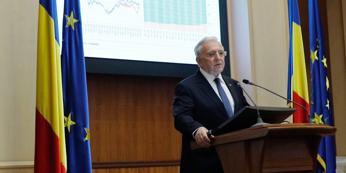 Guvernatorul BNR, Mugur Isărescu. Inquam Photos / Mălina Norocea