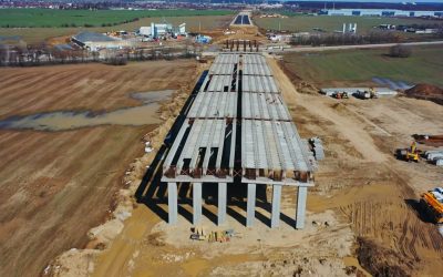Autostrada A0 Nord, columna vertebrală a infrastructurii rutiere din Capitală, se apropie cu pași rapizi de faza finală a construcției