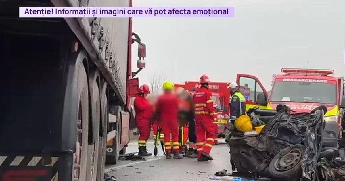 Un grav accident rutier s-a petrecut luni dimineață în comuna Sânpaul, județul Cluj, soldat cu pierderea a cinci vieți și cu rănirea altor doi oameni, printre care și doi minori