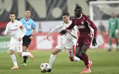 CFR Cluj și-a consolidat poziția de lider incontestabil în SuperLigă, obținând o victorie clară și categorică în fața celor de la Dinamo, scor 2-0, într-un meci disputat pe teren propriu