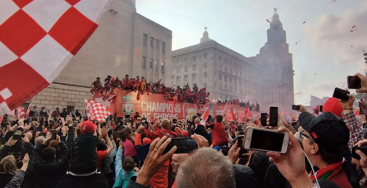 LFC Parade in Liverpool