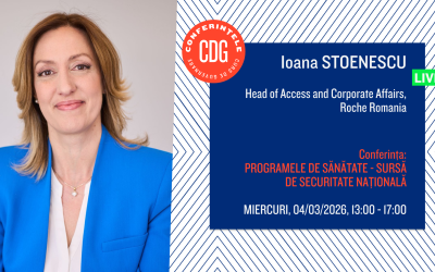 Ioana Stoenescu, Roche România: Investițiile în studii clinice aduc reducerea cu 30% a costurilor și acces gratuit la terapii