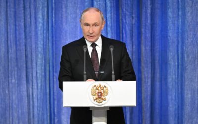 Vladimir Putin anunță ceva important din fața microfonului