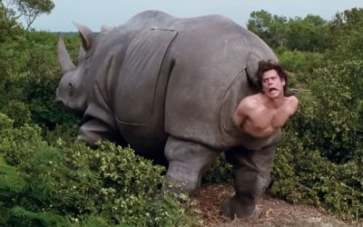 Rinocerul mecanic din „Ace Ventura”, scos la licitație: preț estimat de vânzare