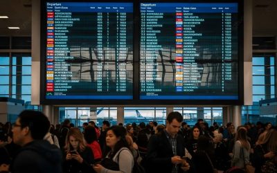 Criza din Orientul Mijlociu cauzează anulari masive în transportul aerian mondial