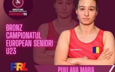 Ana Maria Puiu obține medalia de bronz la Campionatele Europene de lupte U23