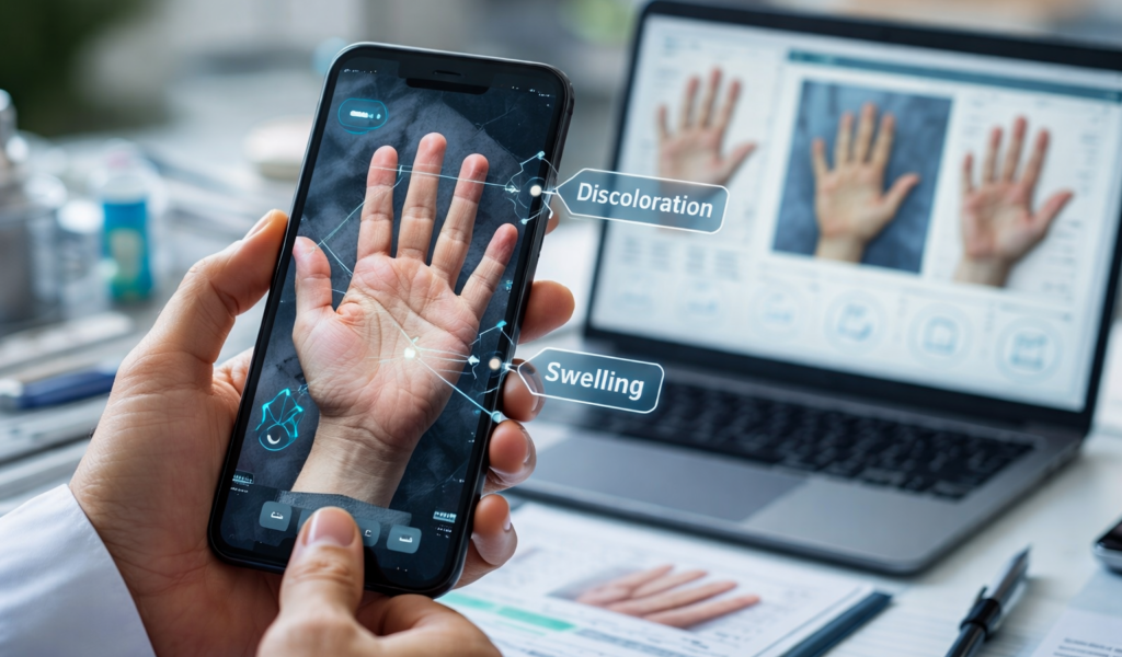 Fotografie a mâinii poate identifica boli grave cu ușurință